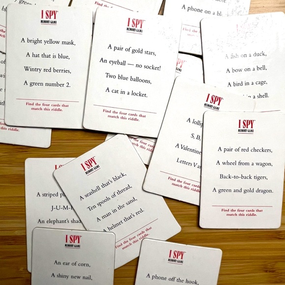 I Spy Memory Game - Picture 8 of 8